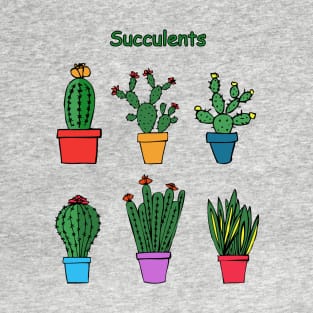 Succulents #1 T-Shirt